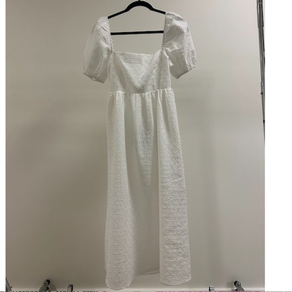 The Frolic White Mid/Maxi Dress - Picture 1 of 2